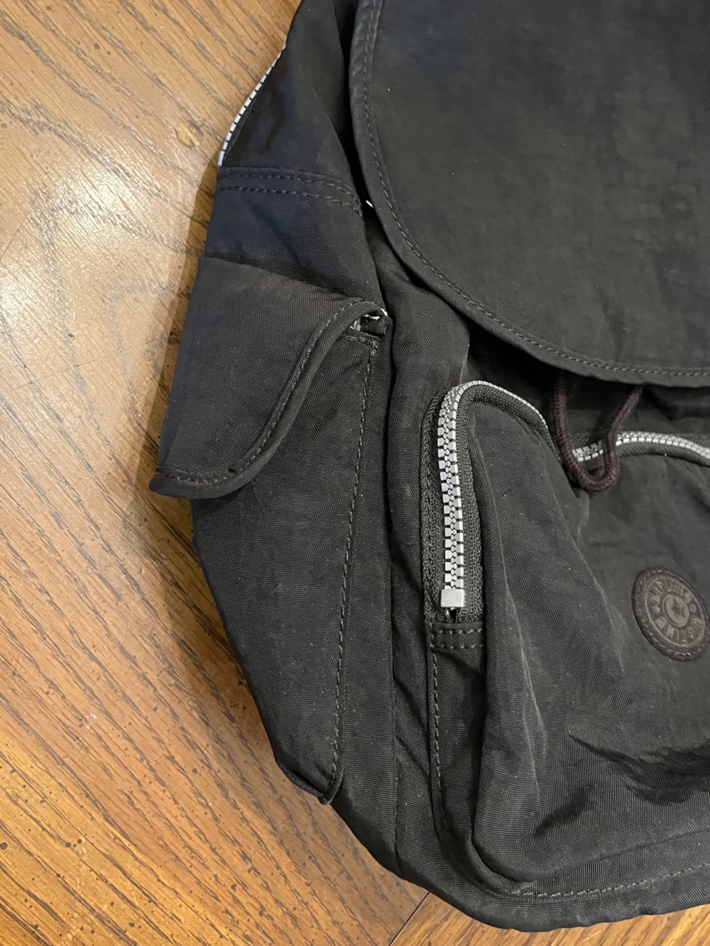 Kipling Black Nylon Backpack - Picture 4 of 10